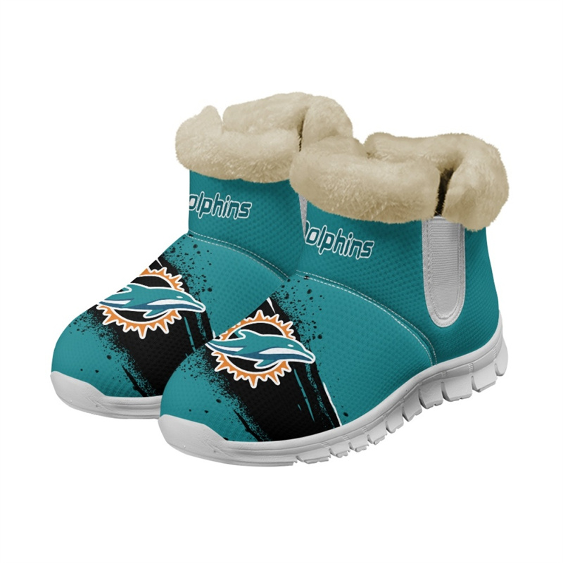 Women's Miami Dolphins 2024 Snow Boots/Shoes 003(Pls check description for details)